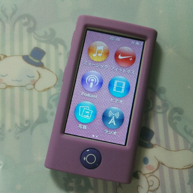 【美品】Apple iPod nano 第7世代 16GB パープル