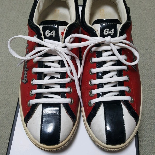 DSQUARED2(ディースクエアード)の正規品ディースクエアードスニーカー43赤 メンズの靴/シューズ(スニーカー)の商品写真