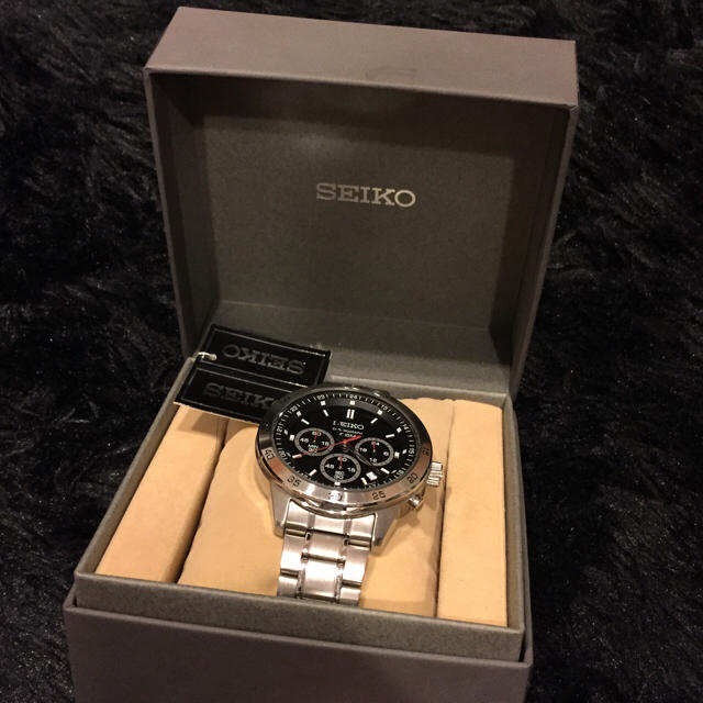 SEIKO(セイコー)の★SEIKO SKS519P1★ クロノグランフ クォーツ ブラックメンズ腕時計 メンズの時計(腕時計(アナログ))の商品写真