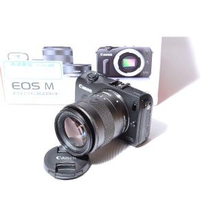 キヤノン(Canon)の【あん様専用】★WiFiSDプレゼント★キャノン EOS M レンズキット(ミラーレス一眼)