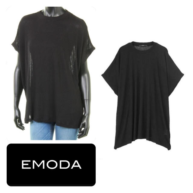 EMODA(エモダ)のEMODA  over drape Tシャツ レディースのトップス(Tシャツ(半袖/袖なし))の商品写真