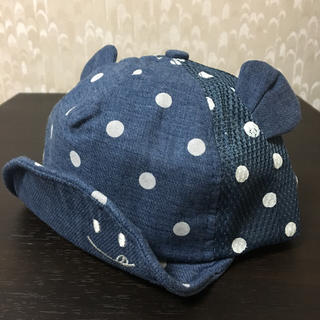 くま耳帽子( *´艸｀)後ろメッシュ素材タイプ☆(帽子)