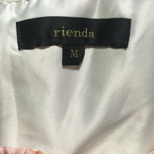rienda(リエンダ)のrienda ワンピース 花柄 ピンク レディースのワンピース(ミニワンピース)の商品写真