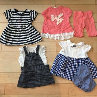 ブランシェス(Branshes)のベビー 女の子 80 ベビー ブランド服まとめ売り(ワンピース)