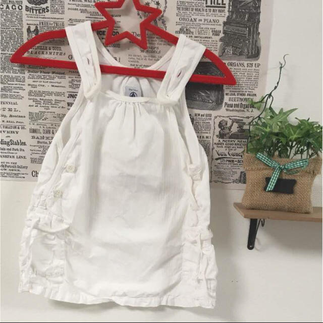 PETIT BATEAU(プチバトー)のネネ様✩プチバトー♡ワンピース キッズ/ベビー/マタニティのベビー服(~85cm)(ワンピース)の商品写真