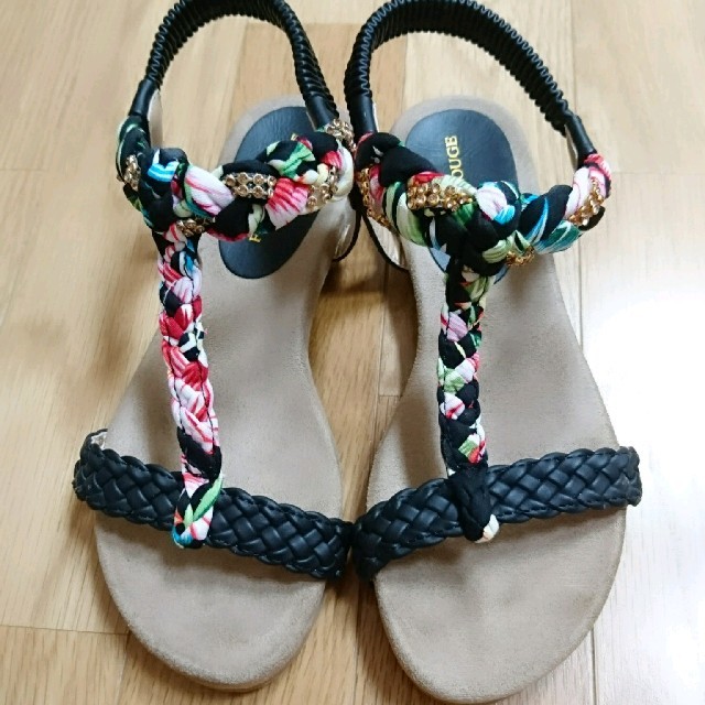 サンダル ペタンコ レディースの靴/シューズ(サンダル)の商品写真