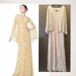 TADASHI SHOJI - 新品 タダシショージ ロングドレス ケープドレス