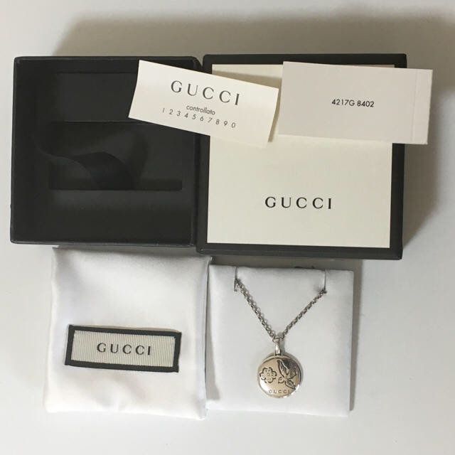 Gucci(グッチ)の 美品！GUCCI グッチ レディース シルバー ネックレス レディースのアクセサリー(ネックレス)の商品写真