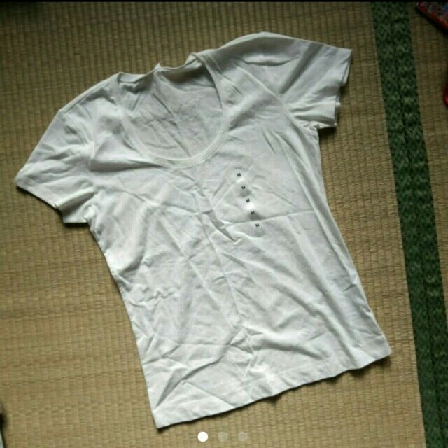 MUJI (無印良品)(ムジルシリョウヒン)の無印良品Uネック半袖Tシャツ レディースのトップス(Tシャツ(半袖/袖なし))の商品写真