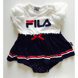 フィラ(FILA)のFILA ベビー服 ロンパース 80 半袖(ロンパース)