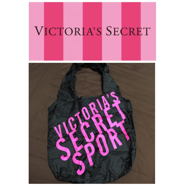 Victoria's Secret(ヴィクトリアズシークレット)の新品「Victoria's Secret」ナイロン製エコバッグ レディースのバッグ(エコバッグ)の商品写真