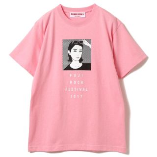 ビームス(BEAMS)の即日発送 新品未使用 Mサイズ kyne × beams コラボtee ピンク(Tシャツ/カットソー(半袖/袖なし))