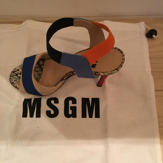 MSGM(エムエスジイエム)のMSGM マルチカラーサンダル レディースの靴/シューズ(サンダル)の商品写真