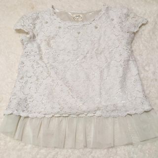 トッコ(tocco)のtocco レース トップス(カットソー(半袖/袖なし))