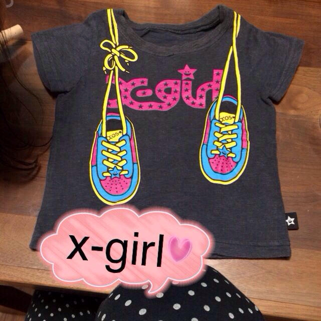 X-girl(エックスガール)のx-girl Tシャツ キッズ/ベビー/マタニティのキッズ服男の子用(90cm~)(その他)の商品写真