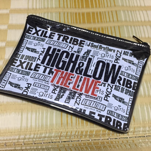 24karats(トゥエンティーフォーカラッツ)のEXILE H&L クリアポーチ レディースのファッション小物(ポーチ)の商品写真