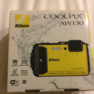 ニコン(Nikon)のNikon デジタルカメラ COOLPIX AW130 イエロー YW(コンパクトデジタルカメラ)