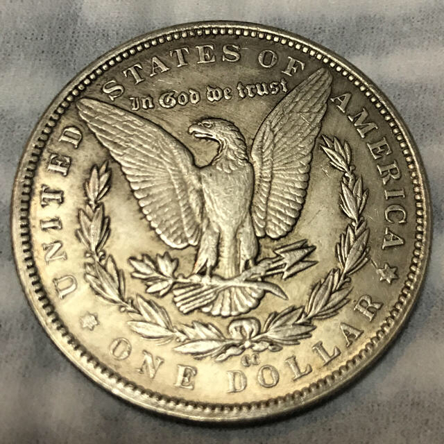 ディスカウントモルガンコンチョ 1921年 本物アメリカ銀貨を加工しま