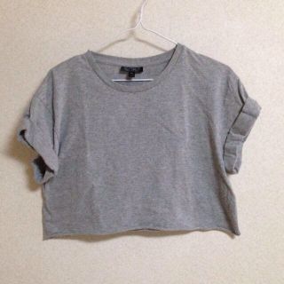 トップショップ(TOPSHOP)のショート丈Tシャツ(カットソー(半袖/袖なし))