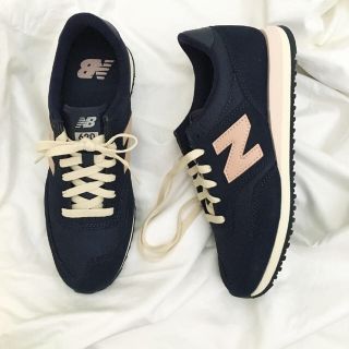 ニューバランス(New Balance)の23.5cm 国内未入荷モデル ネイビー×ベビーピンク NewBalance(スニーカー)