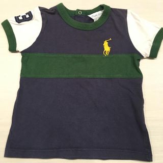 ラルフローレン(Ralph Lauren)のラルフローレン トップス 80 ネイビー ロゴ(Ｔシャツ)