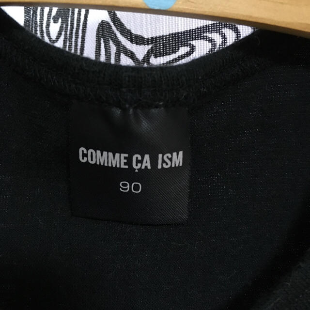 COMME CA ISM(コムサイズム)のコムサイズム 90cm キッズ タンクトップ 黒 キッズ/ベビー/マタニティのキッズ服男の子用(90cm~)(Tシャツ/カットソー)の商品写真