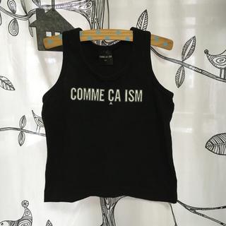 コムサイズム(COMME CA ISM)のコムサイズム 90cm キッズ タンクトップ 黒(Tシャツ/カットソー)