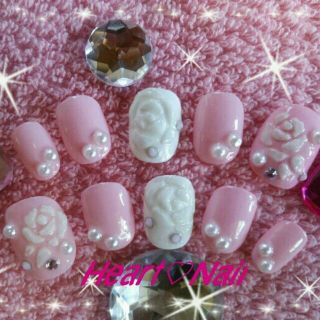 【ﾍﾞﾘｼｮ】3D春Nail