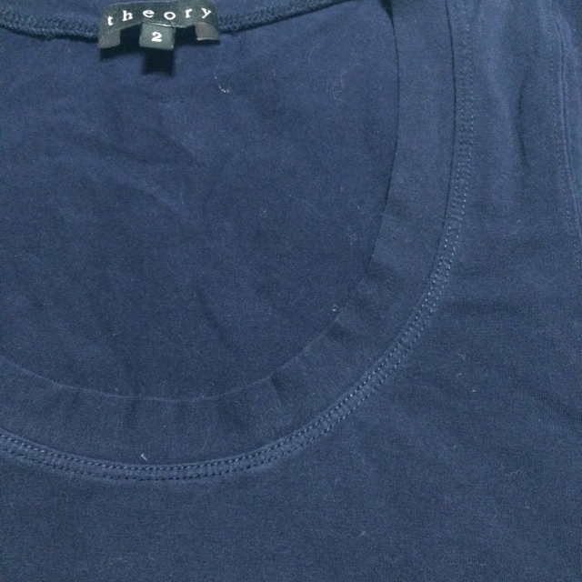 theory(セオリー)のtheory Uネック Tシャツ レディースのトップス(Tシャツ(半袖/袖なし))の商品写真