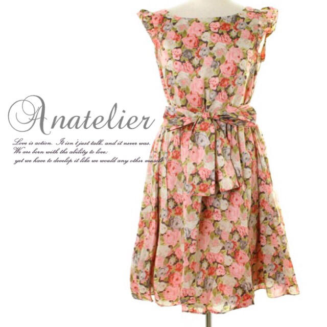 anatelier(アナトリエ)の試着程度♡anatelierリバティ柄ワンピース チェスティ フォクシー トッカ レディースのワンピース(ひざ丈ワンピース)の商品写真