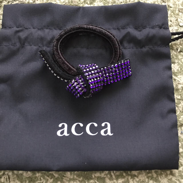 acca(アッカ)のaccaリボンゴム レディースのヘアアクセサリー(ヘアゴム/シュシュ)の商品写真