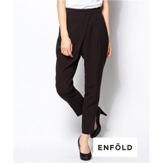 エンフォルド(ENFOLD)のＭi様専用！美品☆ENFOLD☆エンフォルド☆タックテーパードパンツ(クロップドパンツ)