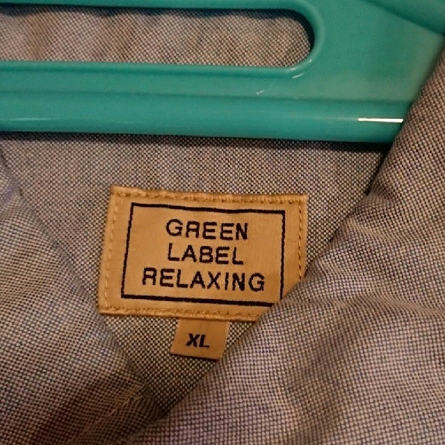 UNITED ARROWS green label relaxing(ユナイテッドアローズグリーンレーベルリラクシング)のｸﾞﾘｰﾝﾚｰﾍﾞﾙﾘﾗｸｼﾝｸﾞ☆ﾒﾝｽﾞ☆ｼｬﾂ☆ﾏﾘﾝ☆size→XL メンズのトップス(Tシャツ/カットソー(七分/長袖))の商品写真