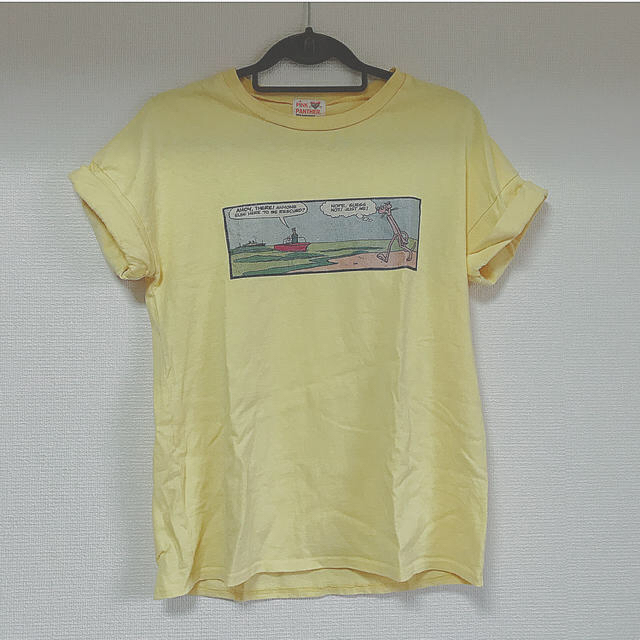 JOURNAL STANDARD(ジャーナルスタンダード)の◎ピンクパンサー黄色Tシャツ レディースのトップス(Tシャツ(半袖/袖なし))の商品写真