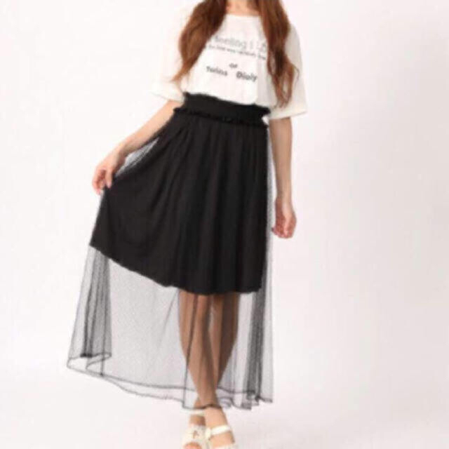 Ank Rouge(アンクルージュ)のチュールスカート レディースのスカート(ロングスカート)の商品写真