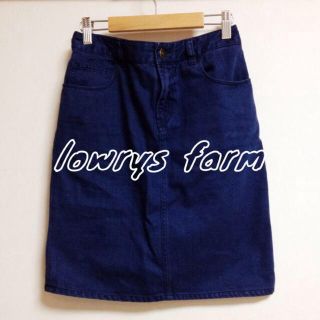 ローリーズファーム(LOWRYS FARM)のデニムタイトスカート(ひざ丈スカート)