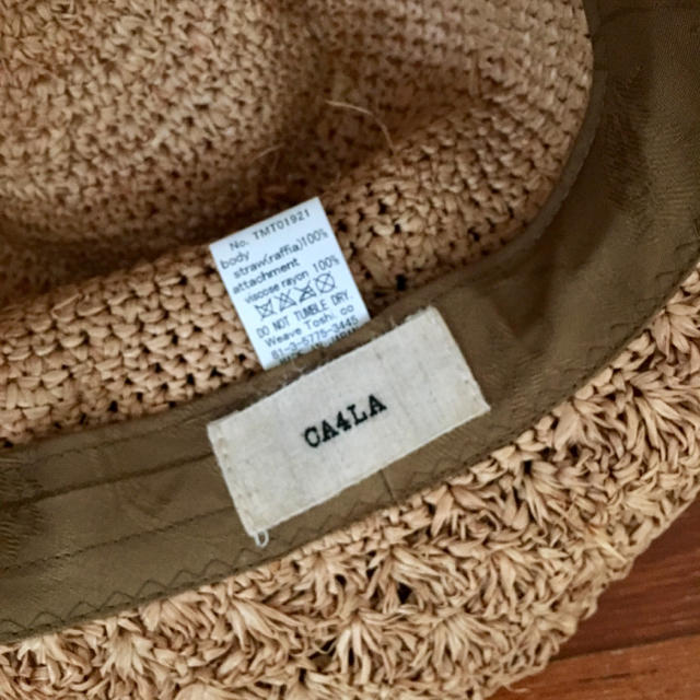 CA4LA(カシラ)のCA4LA ストローハット レディースの帽子(麦わら帽子/ストローハット)の商品写真