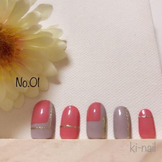 エレガントなブロッキングnail     (ki-ma)