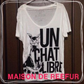 メゾンドリーファー(Maison de Reefur)のメゾンドリーファー ネコTシャツ(Tシャツ(半袖/袖なし))