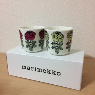 マリメッコ(marimekko)の【限定】2セット!! ヴィヒキルース ラテマグ(食器)