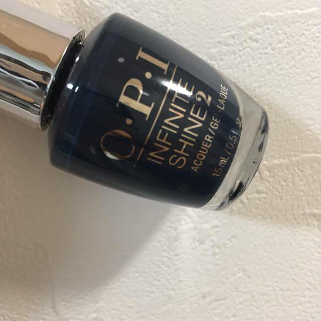 OPI(オーピーアイ)の新品 OPI 速乾カラー ネイビー インフィニットシャイン OPI L79 コスメ/美容のネイル(マニキュア)の商品写真