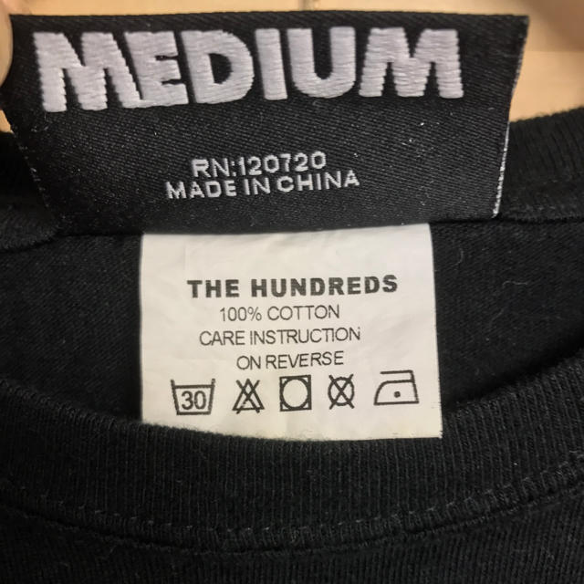 The Hundreds Tシャツ 黒 古着 メンズのトップス(Tシャツ/カットソー(半袖/袖なし))の商品写真