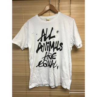 AA= バンドT Tシャツ 白 古着(Tシャツ/カットソー(半袖/袖なし))