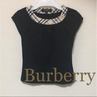 バーバリー(BURBERRY)のおまとめ2着専用！美品！バーバリー☆半袖シャツ 襟チェック (Tシャツ/カットソー)