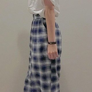 マウジー(moussy)の【今期完売】moussy チェックパンツ(カジュアルパンツ)