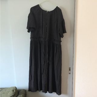 ダブルクローゼット(w closet)のw closet ダブルクローゼット ワンピース グレー(ロングワンピース/マキシワンピース)