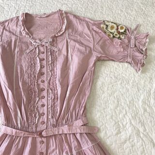 ピンクハウス(PINK HOUSE)のピンクハウス❣️優しいピンクのチェックワンピース👗です❣️専用になりました❣️(ロングワンピース/マキシワンピース)