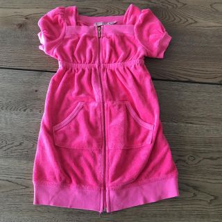 ジューシークチュール(Juicy Couture)のJUICY COUTURE kids タオル地ワンピース ピンク♡(ワンピース)