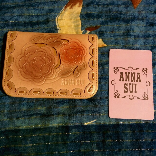 ANNA SUI(アナスイ)のANNA SUI　定期入れ　名刺入れ　ピンク レディースのファッション小物(名刺入れ/定期入れ)の商品写真