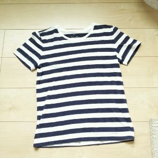 ムジルシリョウヒン(MUJI (無印良品))の専用です。無印　ネイビーボーダーTシャツ(Tシャツ(半袖/袖なし))